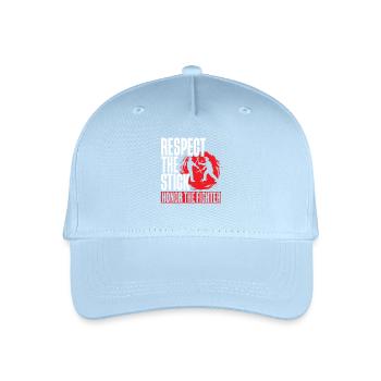 Escrima Arnis Arts Martiaux Respect Le Bâton - Casquette de baseball bio Enfant - bleu clair - Devant