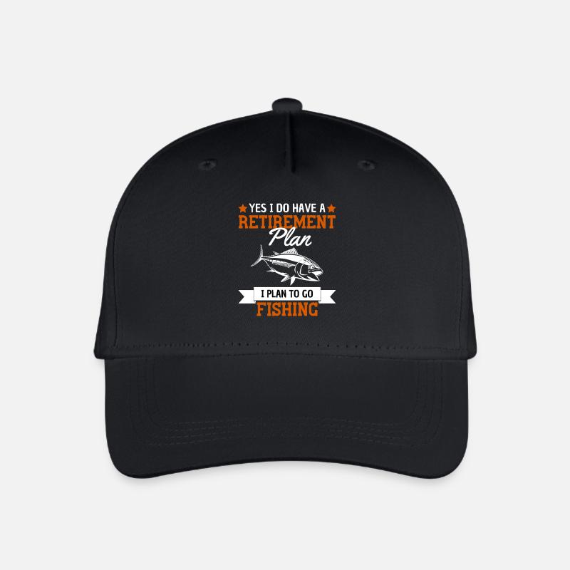 Bald Rentner Anglerdesign mit Humor - Kinder Bio Basecap - Schwarz