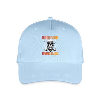 Escrima alimenté par Adobo propulsé par Arnis - Casquette de baseball bio Enfant - bleu clair - Devant