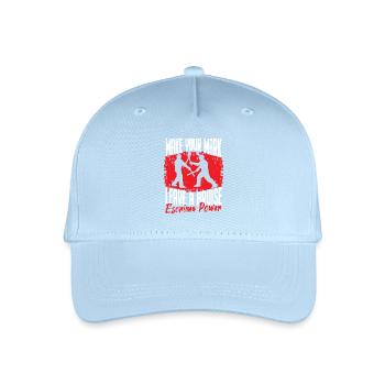 Escrima Power Arnis Arts Martiaux - Casquette de baseball bio Enfant - bleu clair - Devant