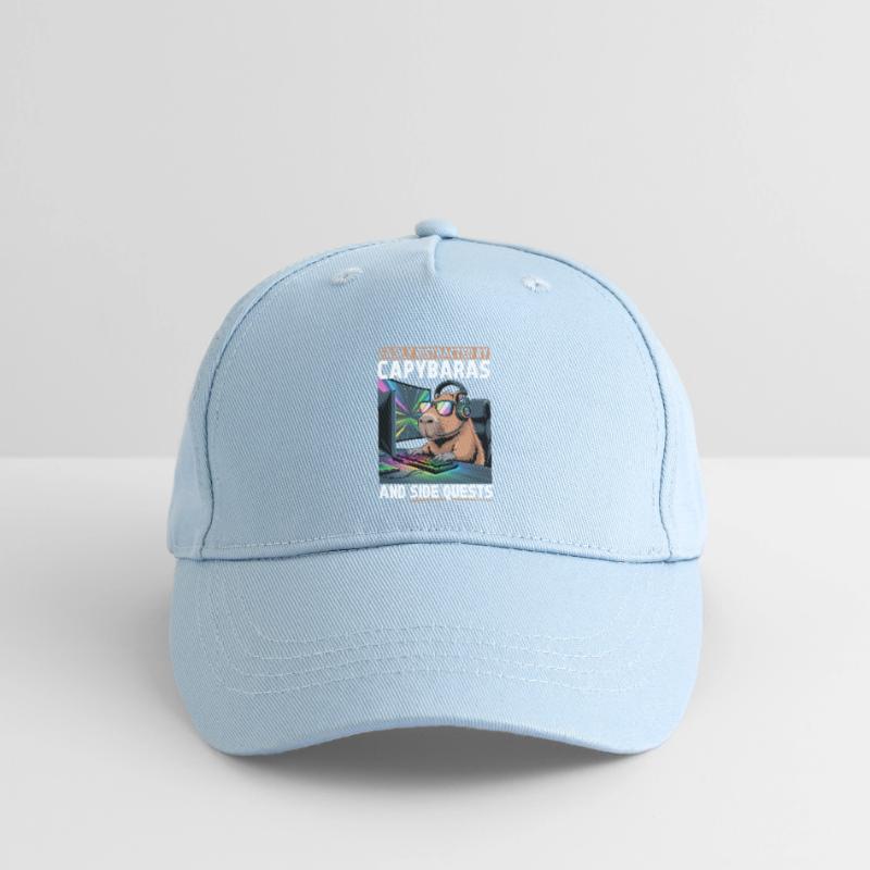 Capybara PC Gamer Gaming Kinder Bio Basecap