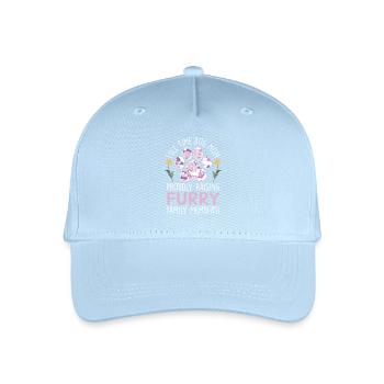 Furry Dogs Full Time Dogs Mom - Organic Kids’ Baseball Cap - light blue - Front
