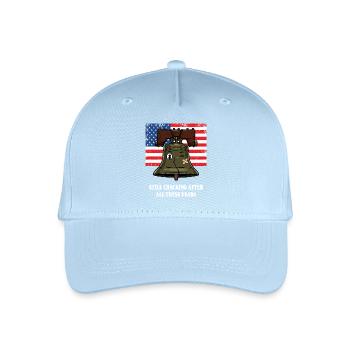 Liberty Bell - Organic Kids’ Baseball Cap - light blue - Front