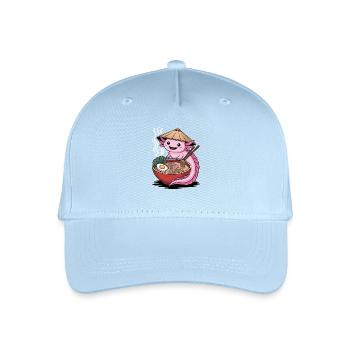 Ramen Axolotl Japanese Style - Organic Kids’ Baseball Cap - light blue - Front