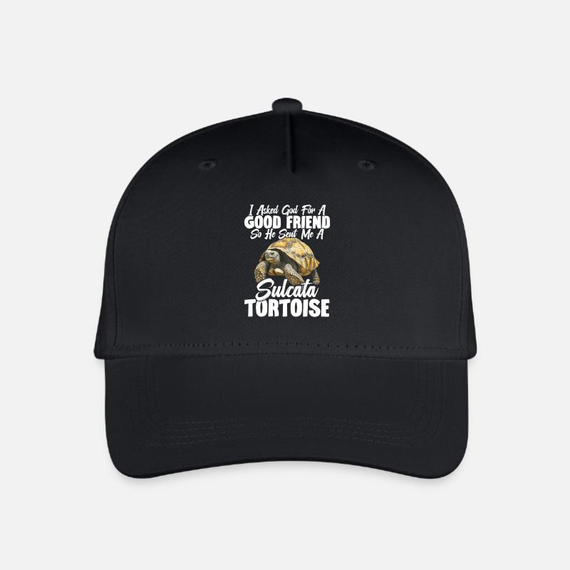 Ich Bat Gott Um Einen Gott Freund, Also Sandte Er - Kinder Bio Basecap - Schwarz