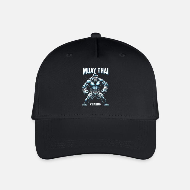 Muay Thai Boxen - Kinder Bio Basecap - Schwarz