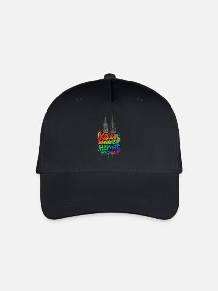 Köln meine Heimat - Kinder Bio Basecap - Schwarz