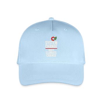 Climate Change Anxiety Gen Z Eco Stress Doomscroll - Organic Kids’ Baseball Cap - light blue - Front