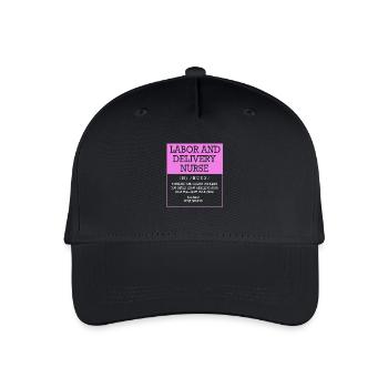 Sage-femme Accouchement - Casquette de baseball bio Enfant - noir - Devant