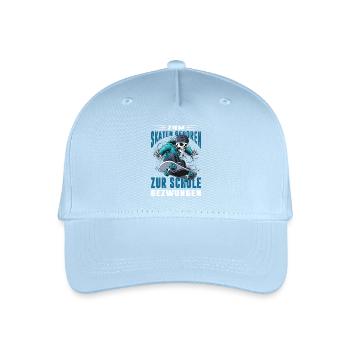 Skateboard Geschenke Skateboardfahrer Outfits - Kinder Bio Basecap - Hellblau - Vorne