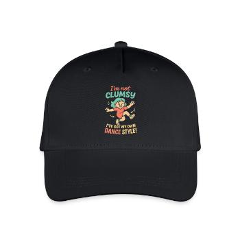 I'm Not Clumsy Dance Style Girls - Organic Kids’ Baseball Cap - black - Front