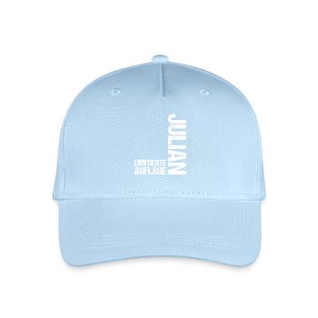 Julian - Organic Kids’ Baseball Cap - light blue - Front
