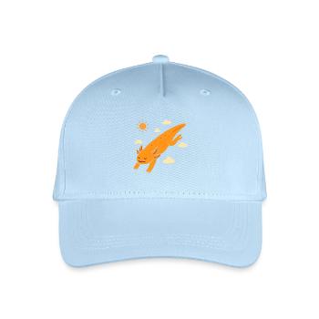 Sternschnuppe Axolotl - Kinder Bio Basecap - Hellblau - Vorne