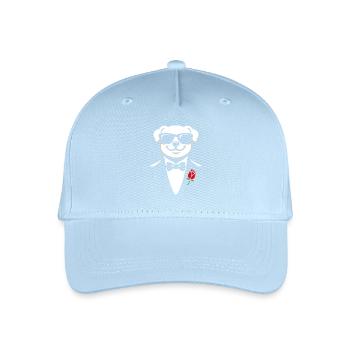 Gentleman Pup - Organic Kids’ Baseball Cap - light blue - Front