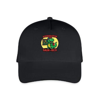 Nursery Saur-Rex Dinosaur - Organic Kids’ Baseball Cap - black - Front
