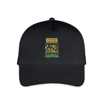 Antiquités Vintage Garage Antiquités - Casquette de baseball bio Enfant - noir - Devant