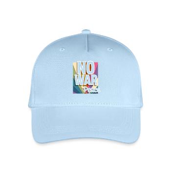 Peace Peace Freedom No War - Organic Kids’ Baseball Cap - light blue - Front