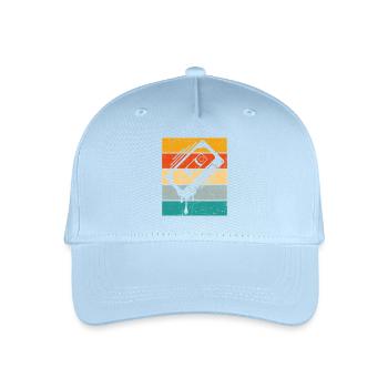 Dripping Cassette Tape Retro - Organic Kids’ Baseball Cap - light blue - Front
