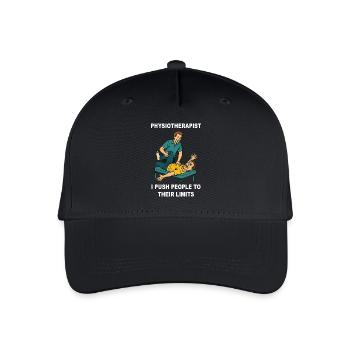 Physiotherapy Funny Physiotherapist Saying - Organic Kids’ Baseball Cap - black - Front