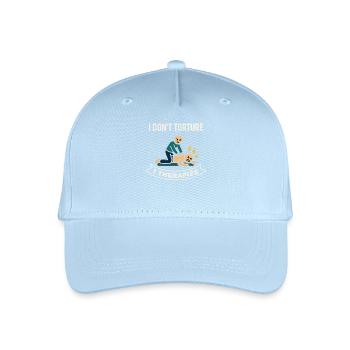 Physiotherapy I don't torture I treat - Organic Kids’ Baseball Cap - light blue - Front