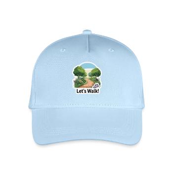 GRÜNER WEG - Kinder Bio Basecap - Hellblau - Vorne