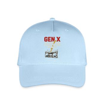 Gen X Nous achetions toujours des disques vinyles - Casquette de baseball bio Enfant - bleu clair - Devant