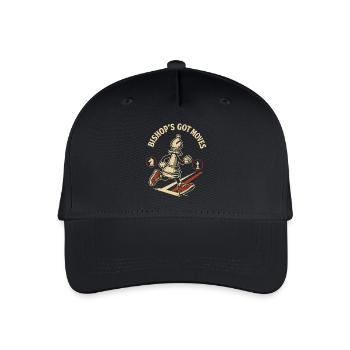 Bishop's Got Moves Chess Player Humor - Organic Kids’ Baseball Cap - black - Front