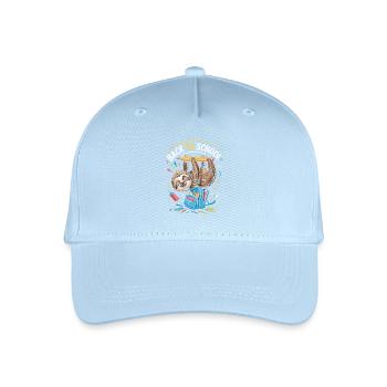 Retour à l’école Paresseux - Casquette de baseball bio Enfant - bleu clair - Devant