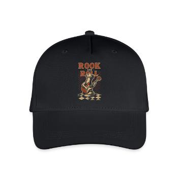Rook And Roll Chess Player Board Game Fun - Organic Kids’ Baseball Cap - black - Front