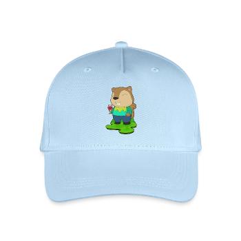 Eichhörnchen Rotwein - Kinder Bio Basecap - Hellblau - Vorne