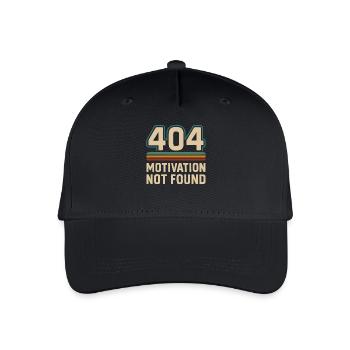 404 Motivation non trouvée Humour Dire - Casquette de baseball bio Enfant - noir - Devant