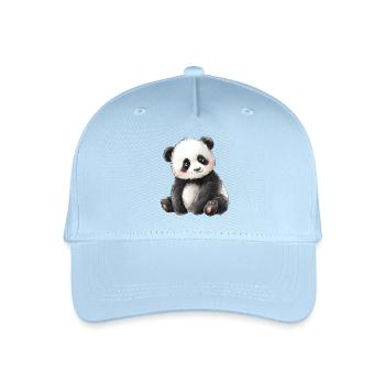 Cute Baby Panda - Organic Kids’ Baseball Cap - light blue - Front