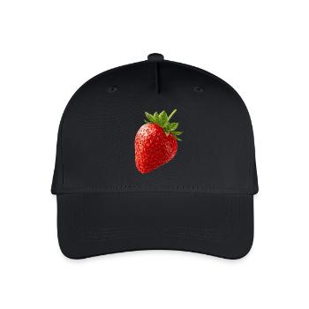 Fraise - Casquette de baseball bio Enfant - noir - Devant