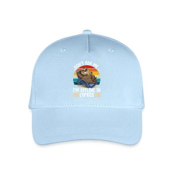 Zypern Urlaub - Kinder Bio Basecap - Hellblau - Vorne