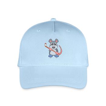 Maus Eishockey Eishockeyschläger - Kinder Bio Basecap - Hellblau - Vorne