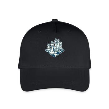 Chess Player Chess Pieces Board Game Art - Organic Kids’ Baseball Cap - black - Front