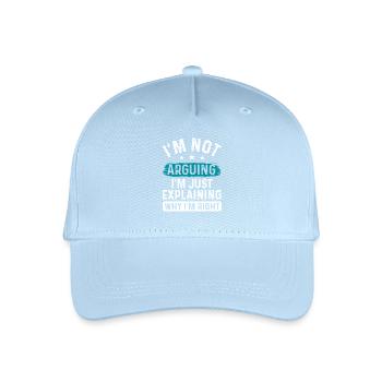 Ich verstehe, ich erkläre nur - Kinder Bio Basecap - Hellblau - Vorne