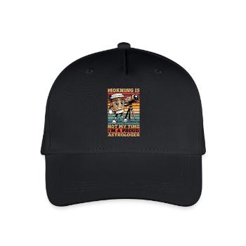 Astrologer Morning Is Not My Time I'm Astronomer - Organic Kids’ Baseball Cap - black - Front