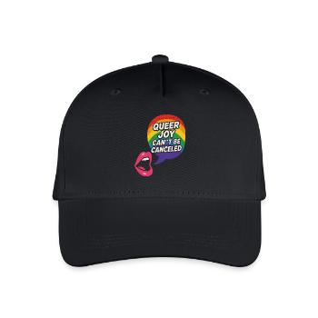 Queer Pride Queer Joy Lgbtq+ Affirmation Trans - Organic Kids’ Baseball Cap - black - Front