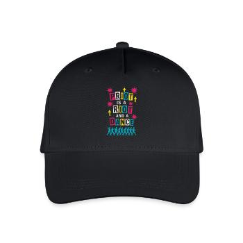 Queer Pride Queer Joy Lgbtq+ Affirmation Trans - Organic Kids’ Baseball Cap - black - Front