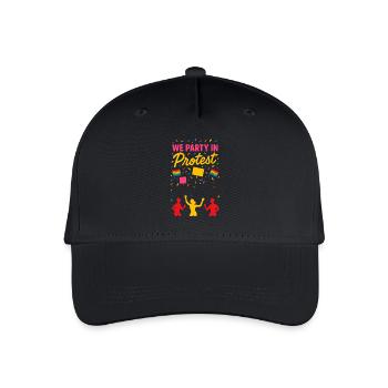 Queer Pride Queer Joy Lgbtq+ Affirmation Trans - Organic Kids’ Baseball Cap - black - Front