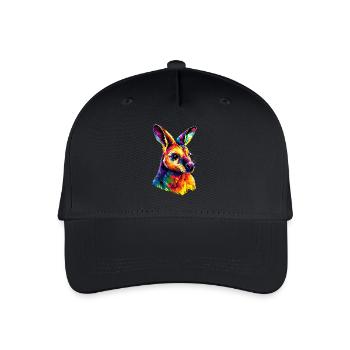Wallaby Australie Outback Kangourou doux sauvage - Casquette de baseball bio Enfant - noir - Devant