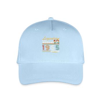 August 1965 Vintage Geburtstagsgeschenk - Kinder Bio Basecap - Hellblau - Vorne