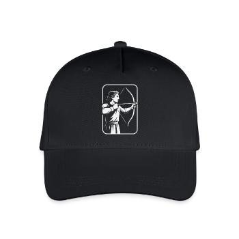 Arc de tir à l’arc Target Archer Design - Casquette de baseball bio Enfant - noir - Devant