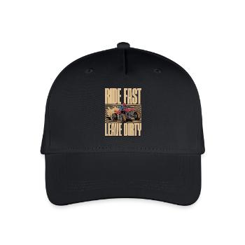Mud Racing Ride Fast Leave Dirty Loves Mud Bogging - Kinder Bio Basecap - Schwarz - Vorne