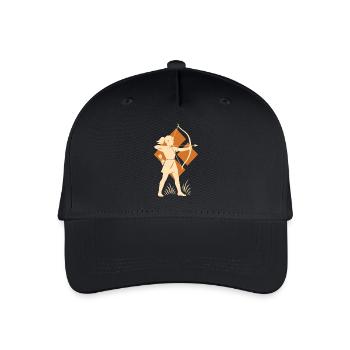 Filles Archer Tir à l’arc Cible - Casquette de baseball bio Enfant - noir - Devant