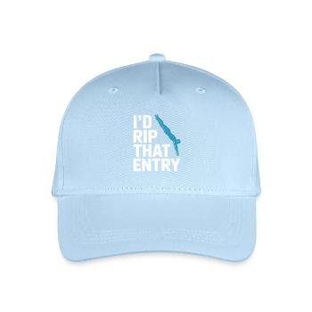 Diving diving board - Organic Kids’ Baseball Cap - light blue - Front