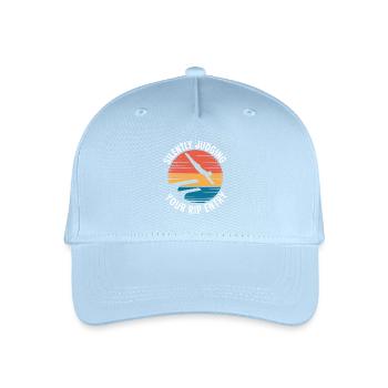 Diving diving board - Organic Kids’ Baseball Cap - light blue - Front