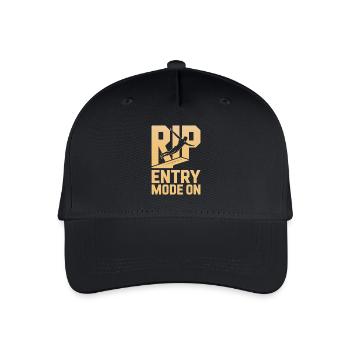 Diving diving board - Organic Kids’ Baseball Cap - black - Front