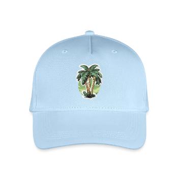 Palme - Kinder Bio Basecap - Hellblau - Vorne